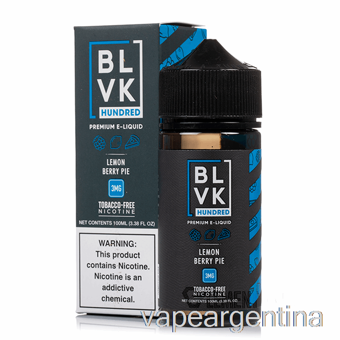 Pastel De Bayas De Limón - Blvk - 100ml 3mg Vape Argentina